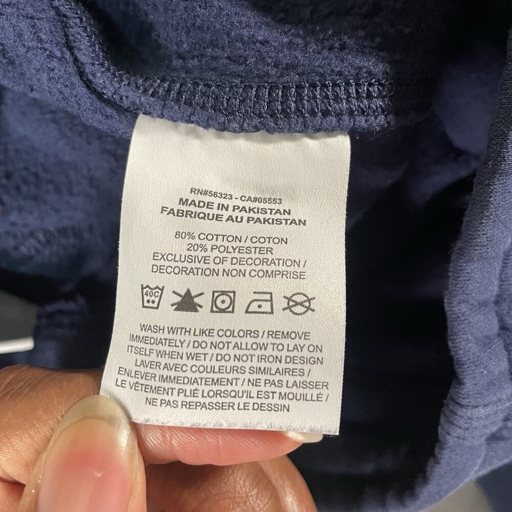 Nike Women’s Small Blue Fleece Jogger Sweatpants Swoosh Logo - Picture 6 of 10